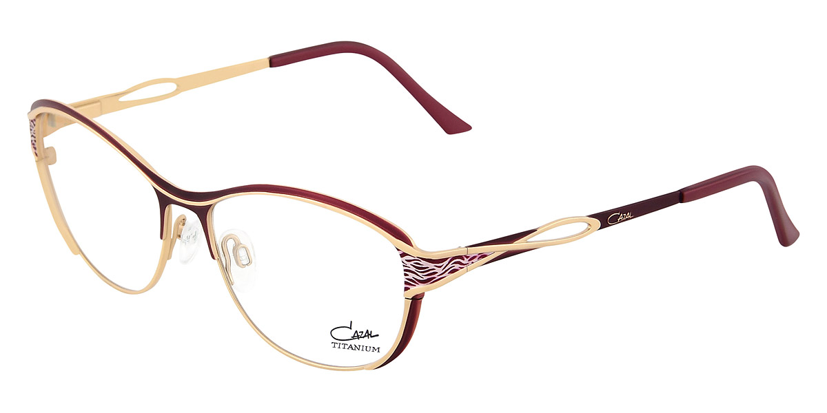 Color: Bordeaux/Gold (004) - Cazal CAZ128200456