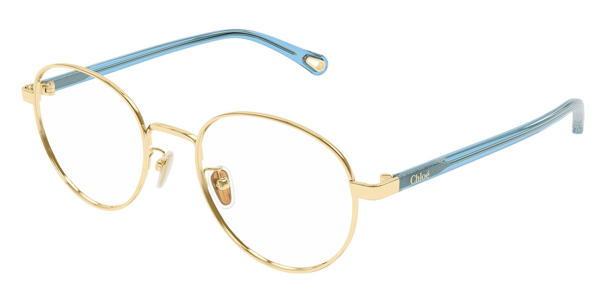 Color: Gold/Light-Blue (005) - Chloé CH0216OA00552