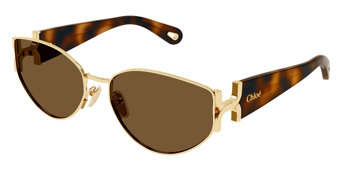 Color: Gold/Havana (002) - Chloé CH0260S00259