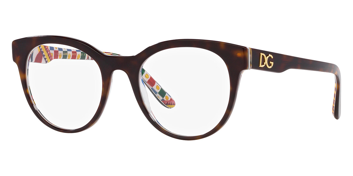 Color: Havana on White Barrow (3217) - Dolce & Gabbana DG3334321752