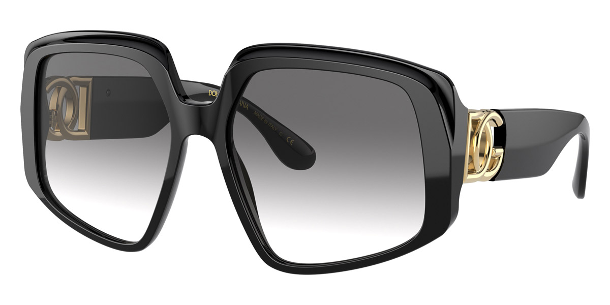 Color: Black (501/8G) - Dolce & Gabbana DG4386F501/8G58