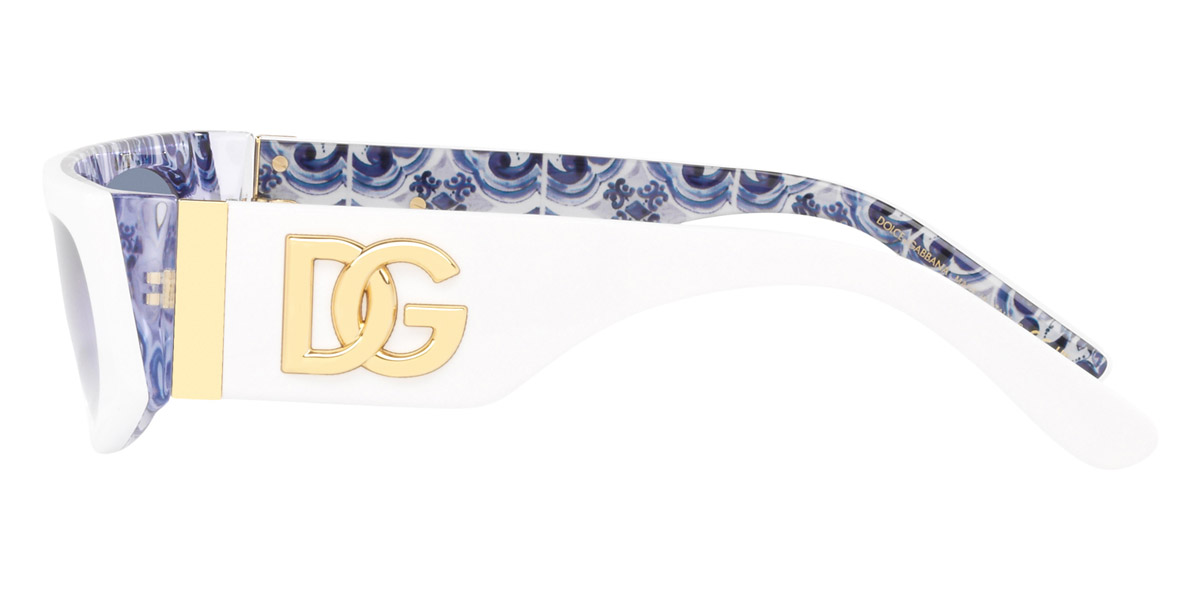 Color: White on Blue Maiolica (337119) - Dolce & Gabbana DG441133711954