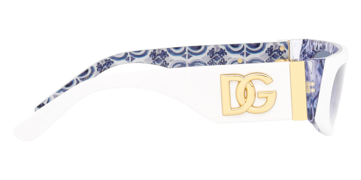 Color: White on Blue Maiolica (337119) - Dolce & Gabbana DG441133711954