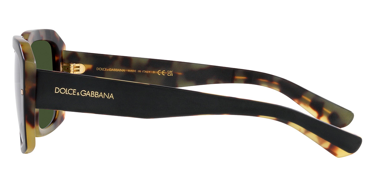 Color: Matte Black on Yellow Havana (340471) - Dolce & Gabbana DG4430F34047154