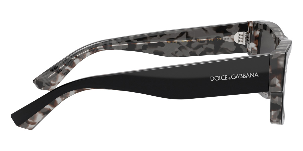 Color: Black on Gray Havana (340387) - Dolce & Gabbana DG445134038757