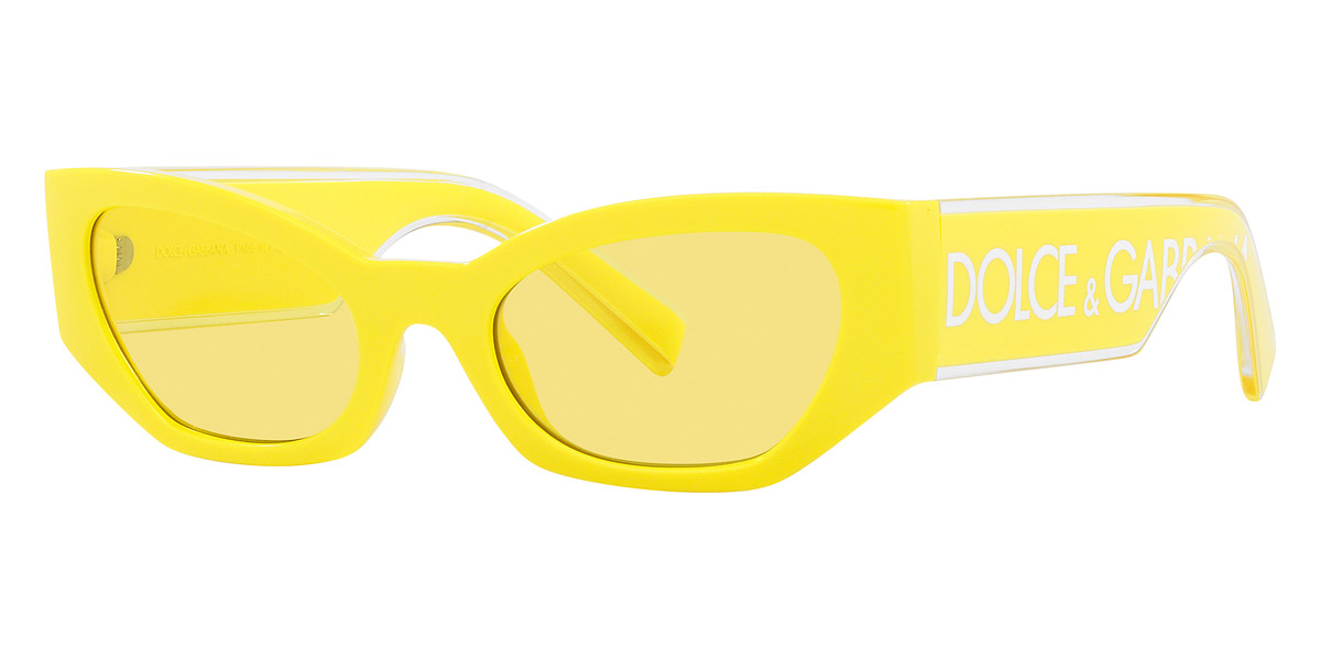 Dolce Gabbana DG6186 333485 52 Yellow Sunglasses