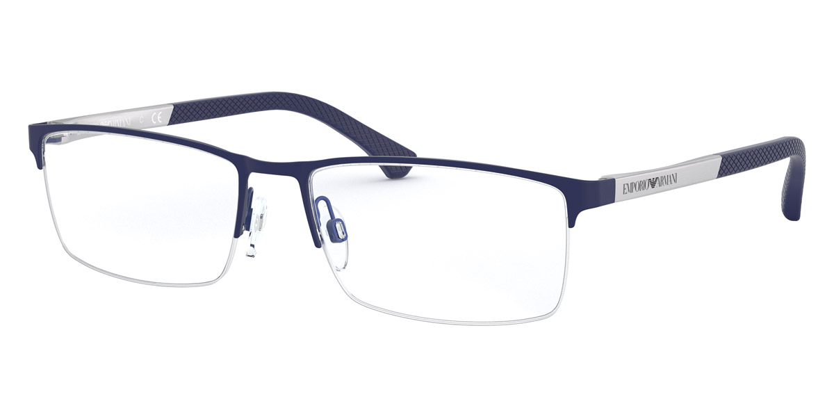 Emporio Armani™ EA1041 3131 53 Rubber Blue Eyeglasses