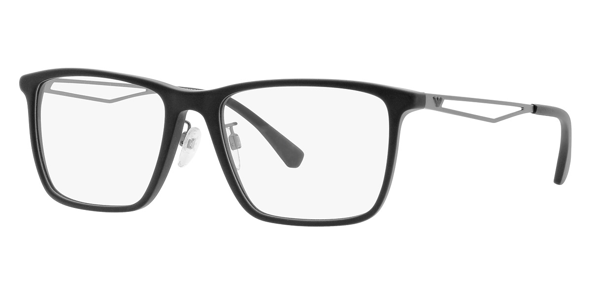 Color: Matte Black and Matte Gunmetal (5001) - Emporio Armani EA3214D500156