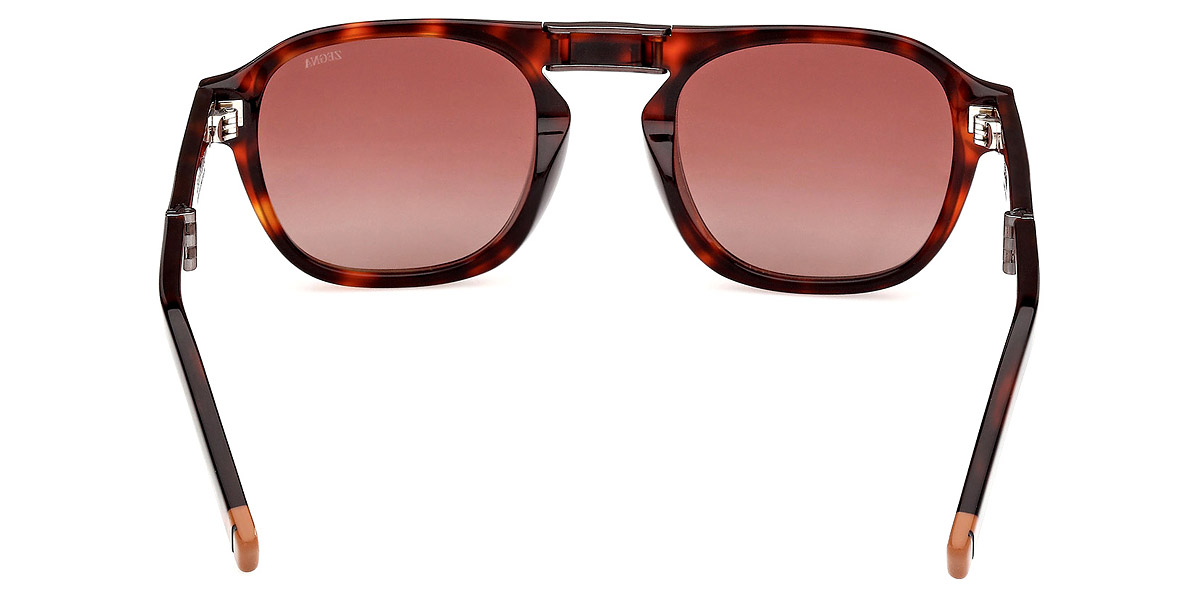 Color: Red Havana (54H) - Ermenegildo Zegna EZ021554H53