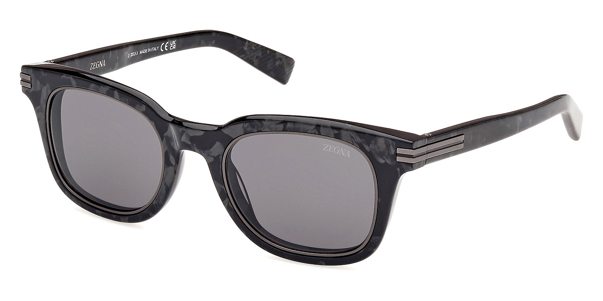 Color: Black/Pearl (05A) - Ermenegildo Zegna EZ023805A50