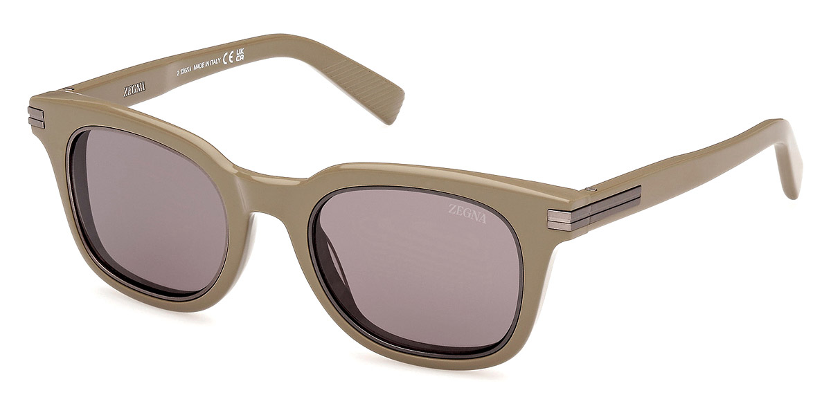 Color: Shiny Beige (45A) - Ermenegildo Zegna EZ023845A50