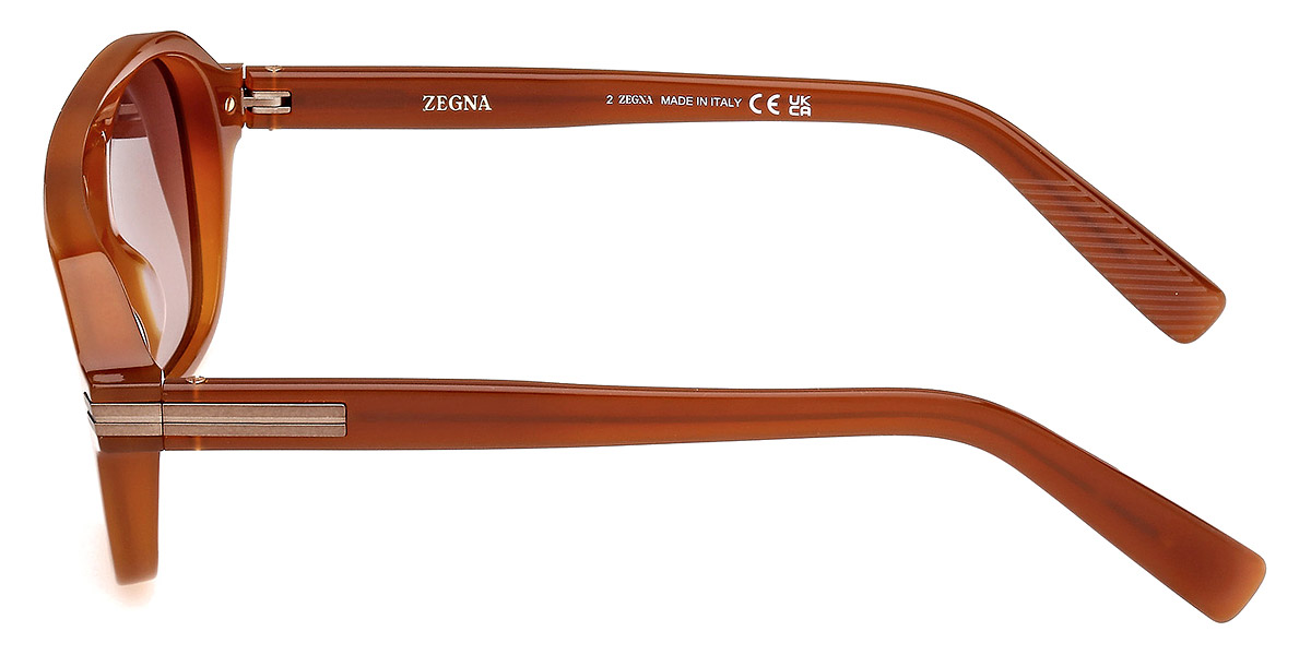 Color: Shiny Light Brown (45F) - Ermenegildo Zegna EZ024145F51