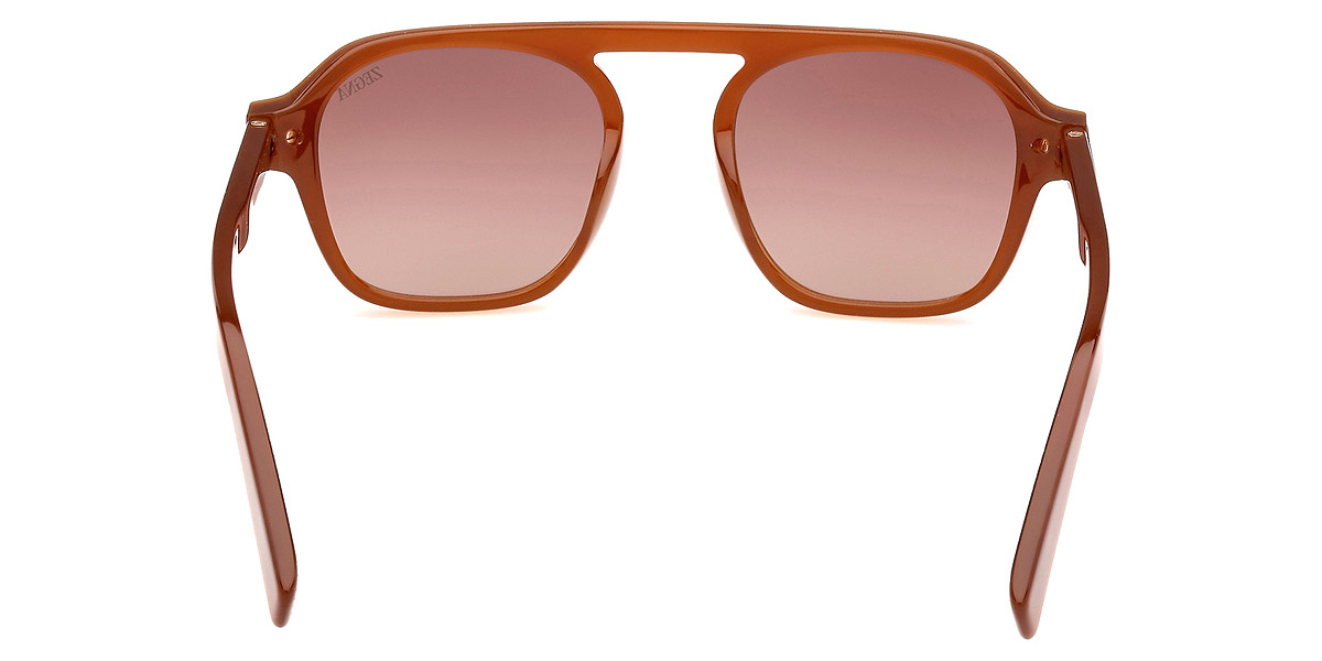 Color: Shiny Light Brown (45F) - Ermenegildo Zegna EZ024145F51