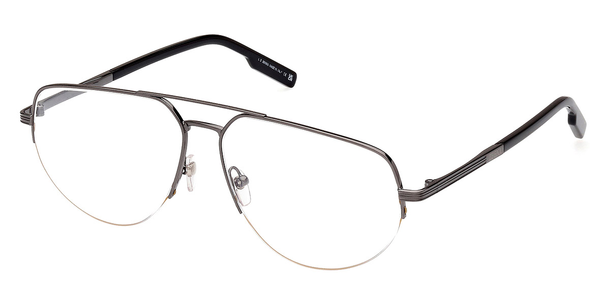 Color: Shiny Gunmetal/Shiny Black (008) - Ermenegildo Zegna EZ526600859