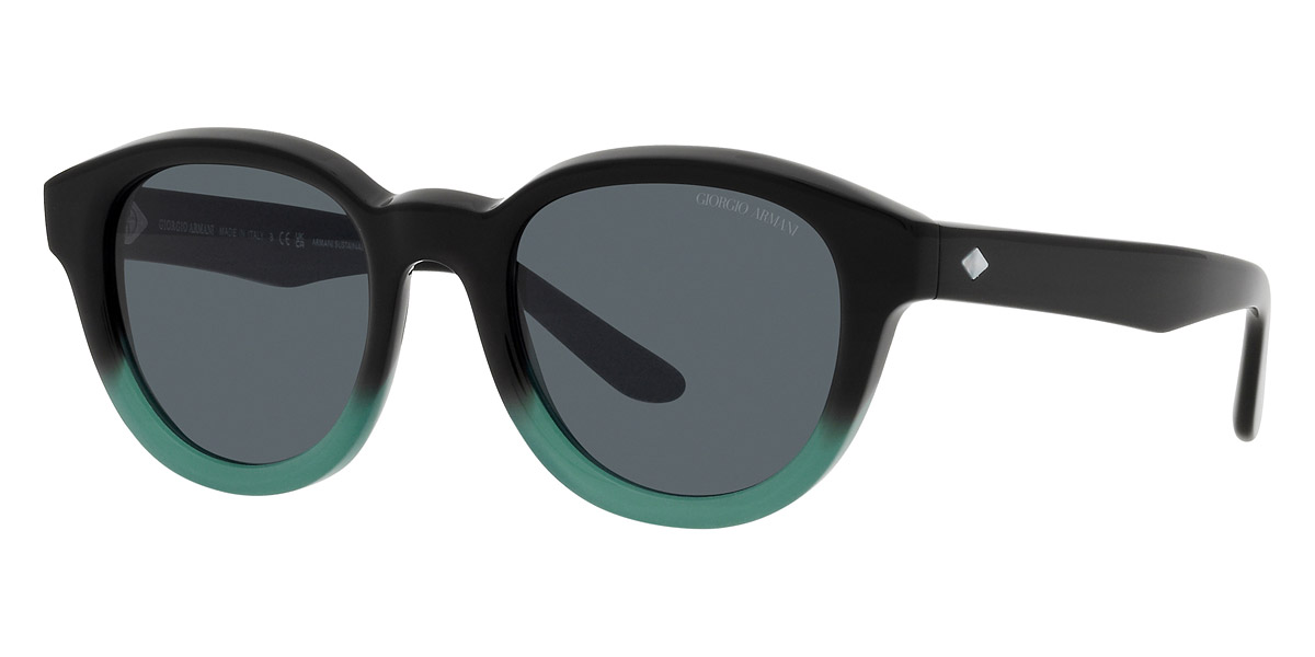 Color: Gradient Black/Petroleum (5998R5) - Giorgio Armani AR81815998R549