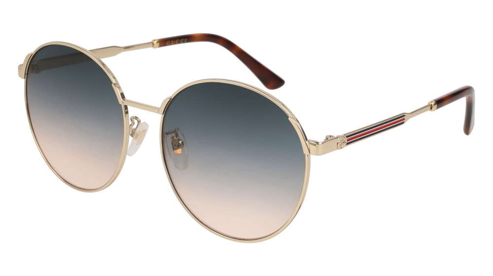 Color: Gold (005) - Gucci GG0206SK00558