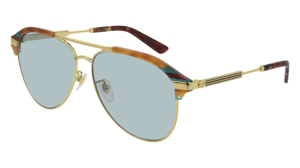 Color: Gold/Havana (006) - Gucci GG0288SA00660