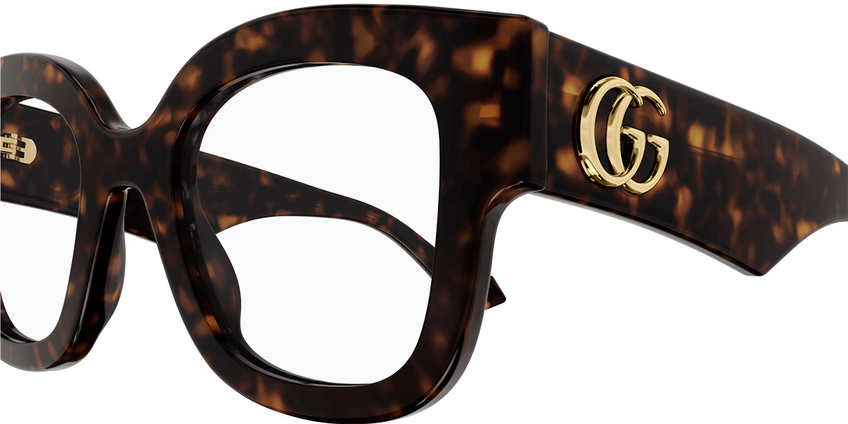 Gucci GG1423O 002 50 Havana Eyeglasses