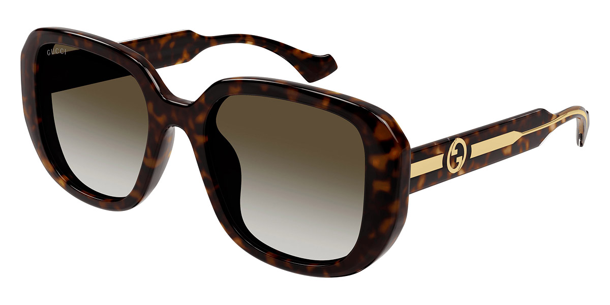 Color: Havana/Crystal (002) - Gucci GG1557SK00254