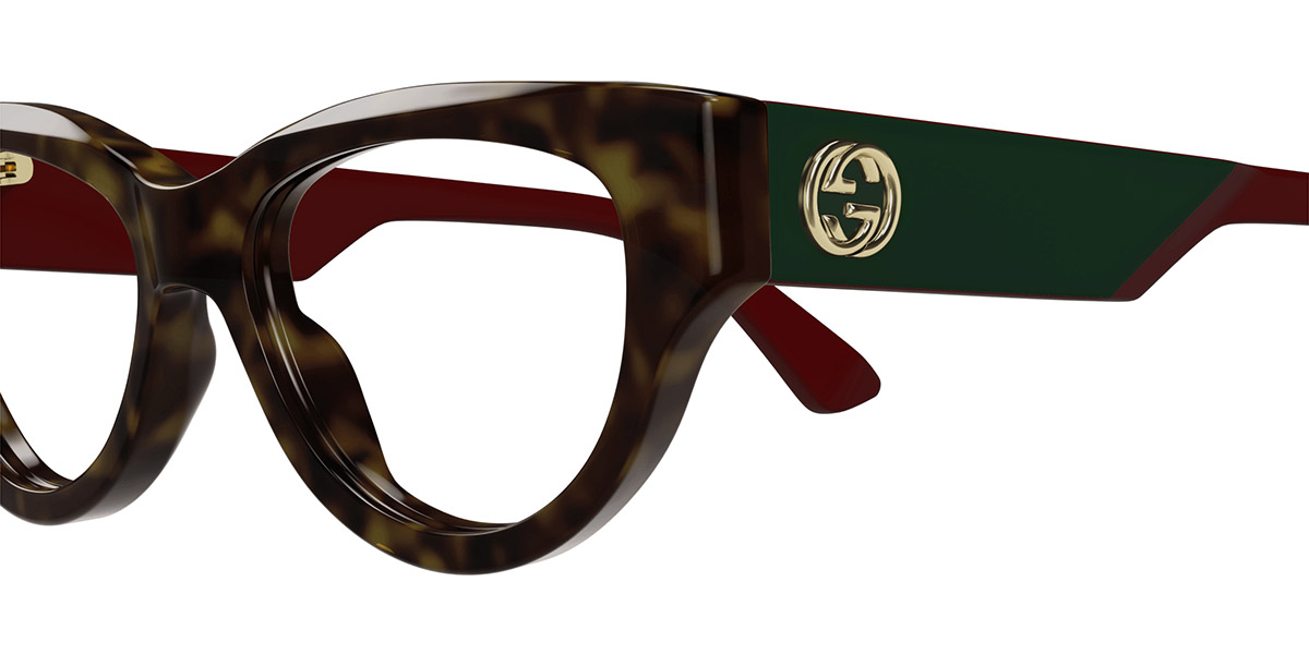 Color: Havana/Red (006) - Gucci GG1665O00653