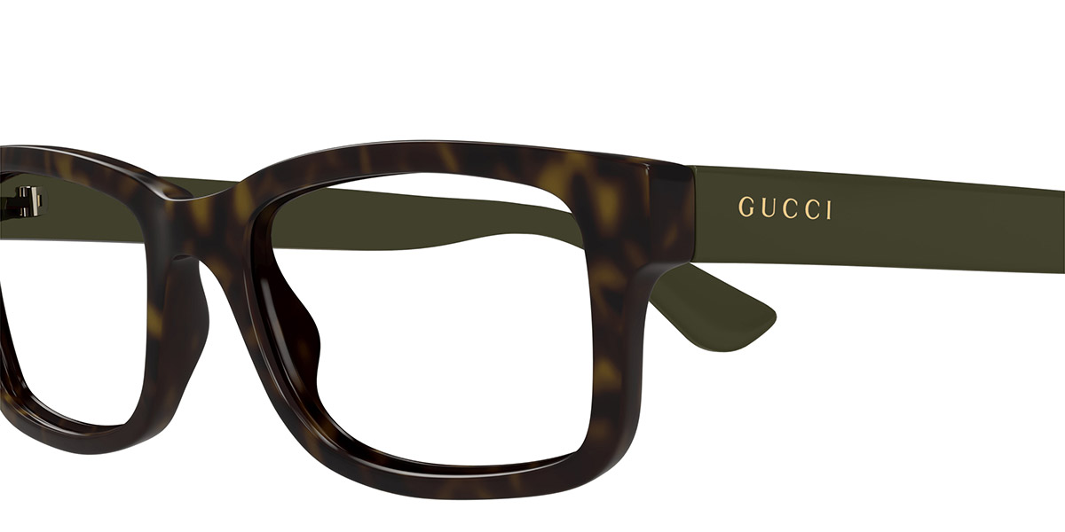 Color: Havana/Green (004) - Gucci GG1717O00454