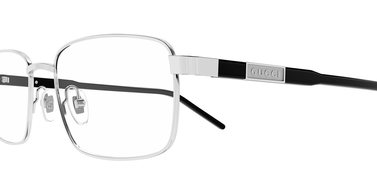 Color: Silver/Black (005) - Gucci GG1801O00556