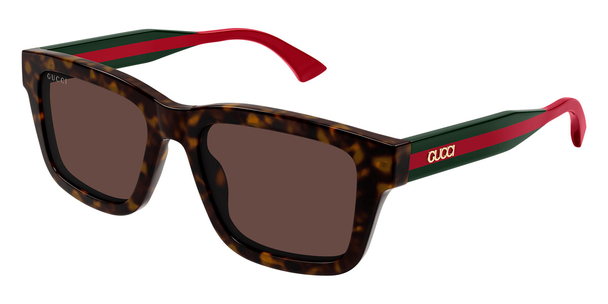 Color: Havana/Green (002) - Gucci GG1869S00253