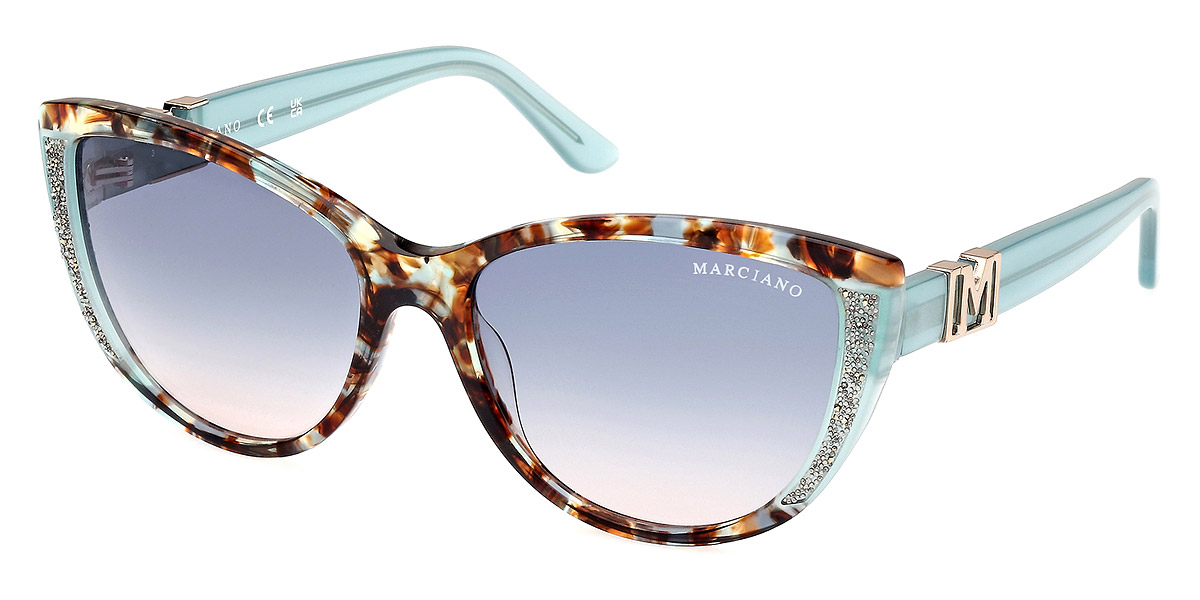 Color: Turquoise/Havana (89W) - Marciano GM0001189W58