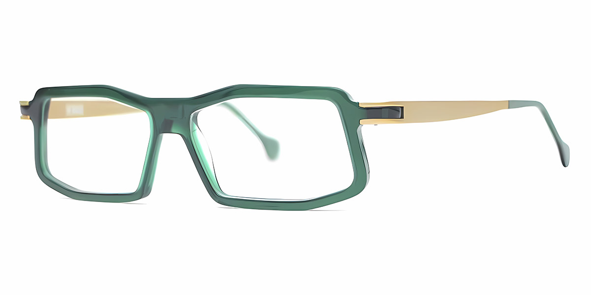 Color: Green Transparent/Gold (R66) - Henau HENPYRAMR6655