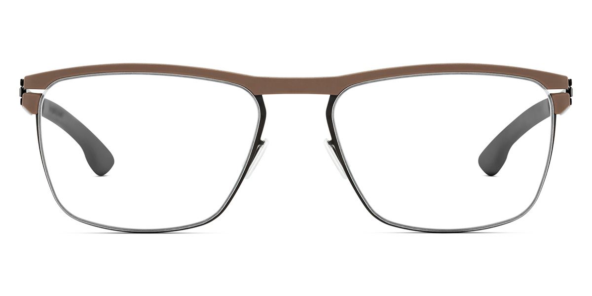 Ic! Berlin Central Black-Taupe Eyeglasses Front View