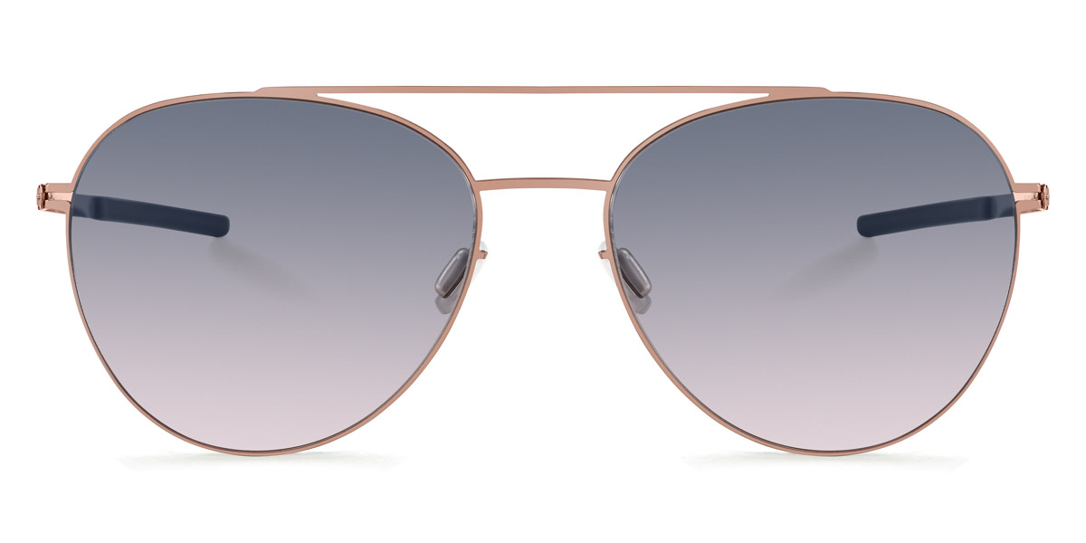 Ic! Berlin Hayate Shiny Copper Sunglasses Front View