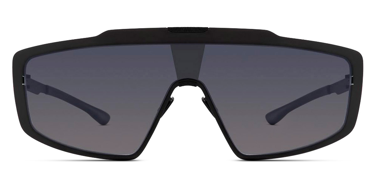 Ic! Berlin MB Shield 03 Black Sunglasses Front View