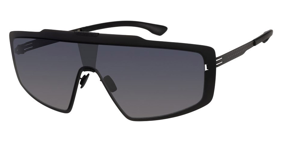 Ic! Berlin MB Shield 03 Black Sunglasses Side View