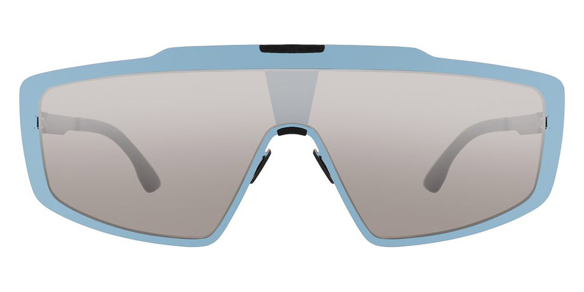 Ic! Berlin MB Shield 03 Electric-Light-Blue Sunglasses Front View