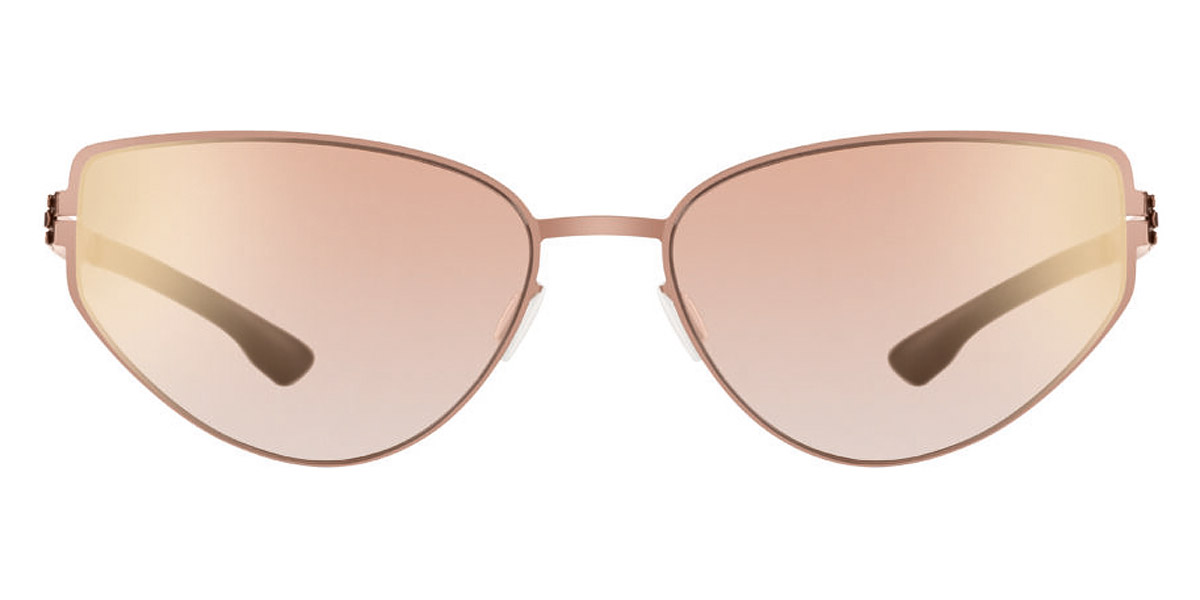 Ic! Berlin Shay Shiny Copper Sunglasses Front View