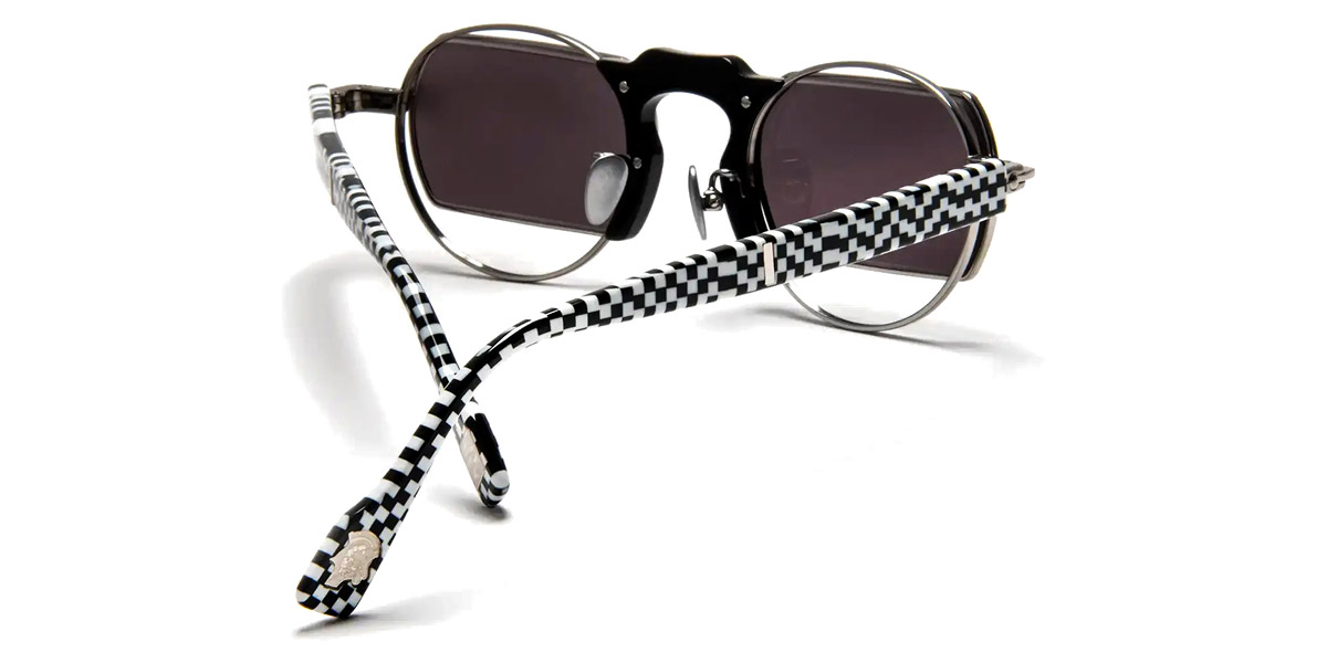 Color: Black/Checkerboard/Shiny Silver (0110) - J. F. Rey JFRHKXJF01011047