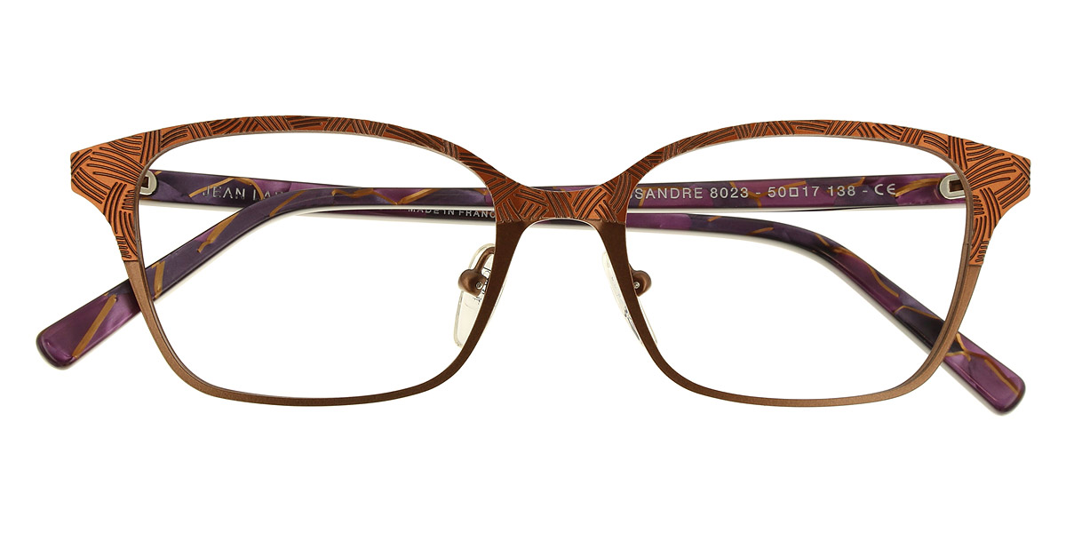 LaFont™ Cassandre 8023 50 Orange Eyeglasses