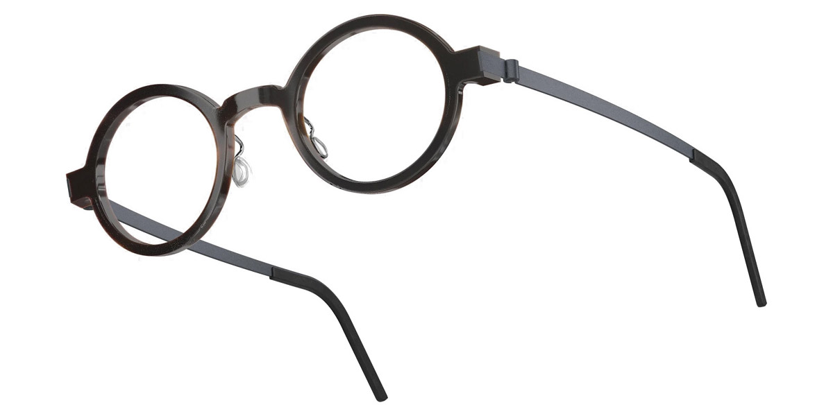 Color: Dark Brown U16 SL53 Gold Mirrored-Brown Gradient- Lindberg Buffalo Titanium LND1810H20U1643