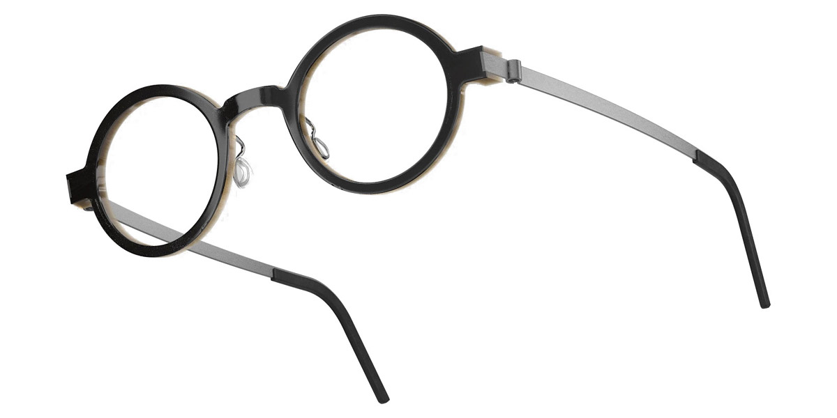 Color: Deep Black/Light Brown 10 SL55 Light Blue- Lindberg Buffalo Titanium LND1810H261043