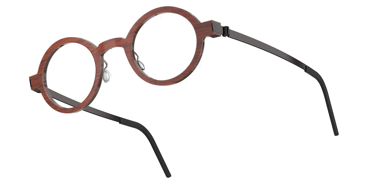 Color: Padauk/Dark Brown PU9 SL26 Gray/Blue Gradient- Lindberg Buffalo Titanium LND1810WD13PU943