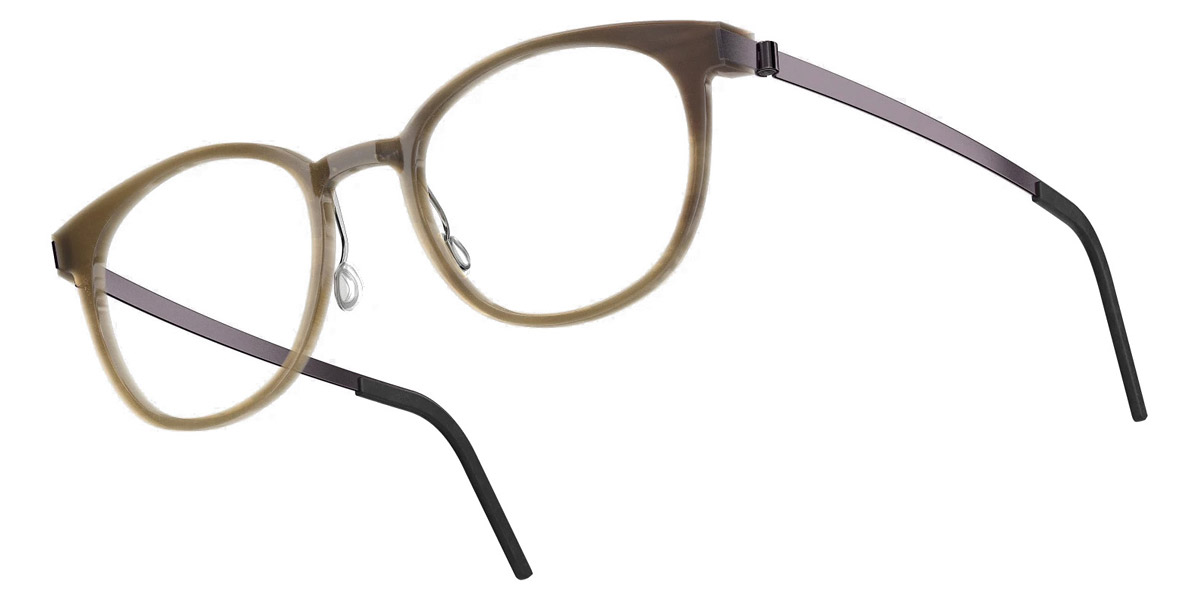 Color: Light Brown PU14 SL49 Light Silver Mirrored-Gray- Lindberg Buffalo Titanium LND1818H16PU1452