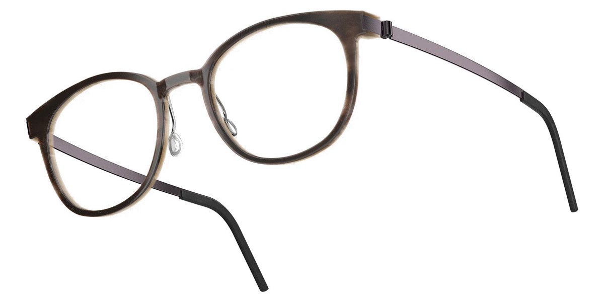 Color: Medium Brown/Light Brown PU14 SL87 Dark Gray- Lindberg Buffalo Titanium LND1818H18PU1452