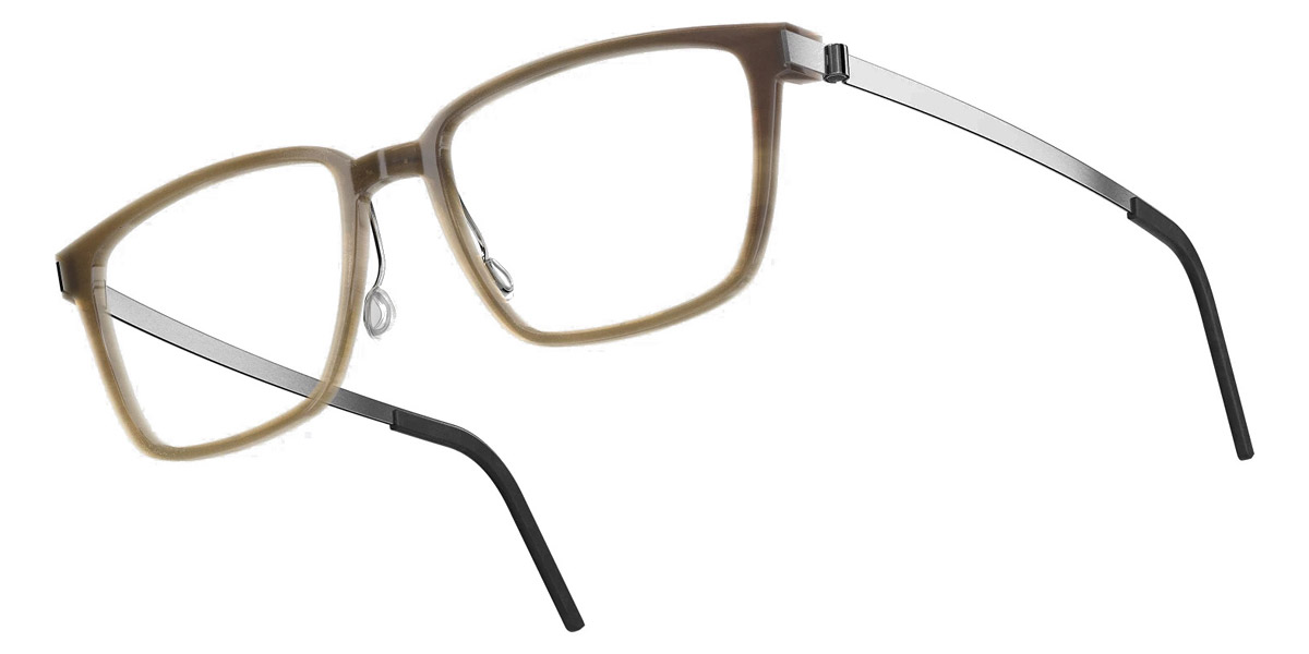 Color: Light Brown P10 SL18 Gray/Brown Gradient- Lindberg Buffalo Titanium LND1821H16P1054