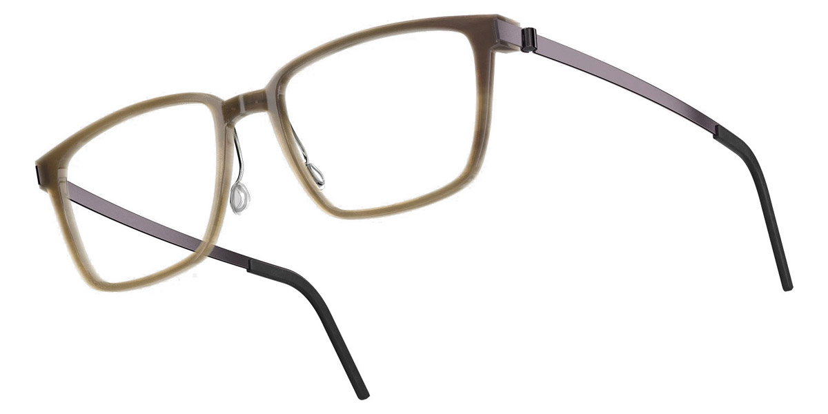 Color: Light Brown PU14 SL35 Purple Gradient- Lindberg Buffalo Titanium LND1821H16PU1454