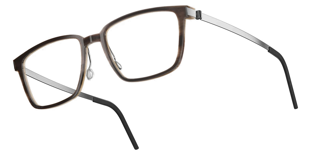 Color: Medium Brown/Light Brown P10 SL83 Gray- Lindberg Buffalo Titanium LND1821H18P1054