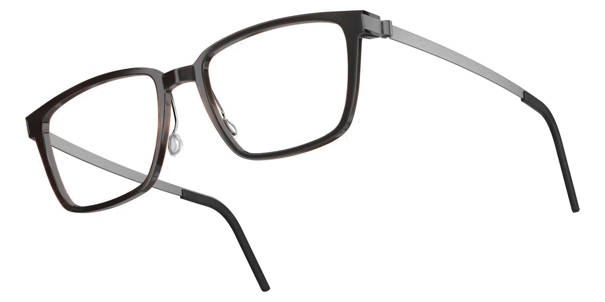 Color: Dark Brown 10 SL93 Blue Gradient- Lindberg Buffalo Titanium LND1821H201054