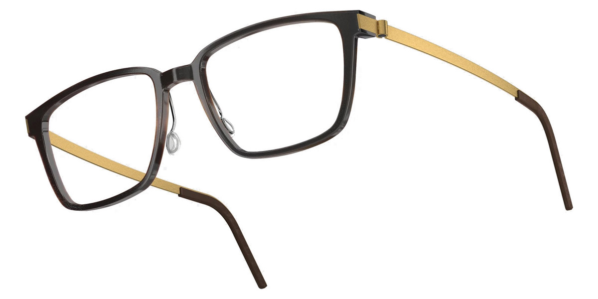 Color: Dark Brown GT SL98 Warm Gray Gradient- Lindberg Buffalo Titanium LND1821H20GT54