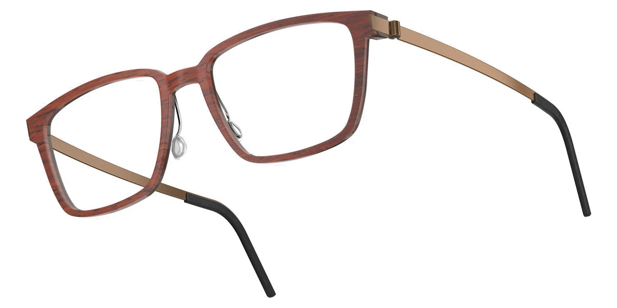 Color: Padauk/Dark Brown PU15 SL82 Green Gradient- Lindberg Buffalo Titanium LND1821WD13PU1554