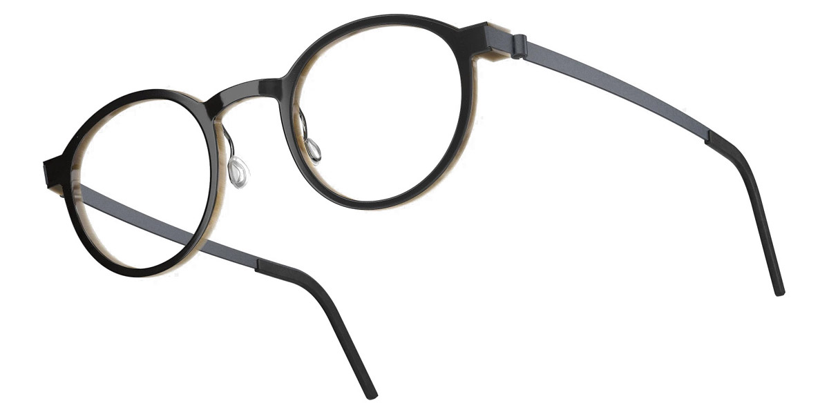 Color: Deep Black/Light Brown U16 SL82 Green Gradient- Lindberg Buffalo Titanium LND1823H26U1647