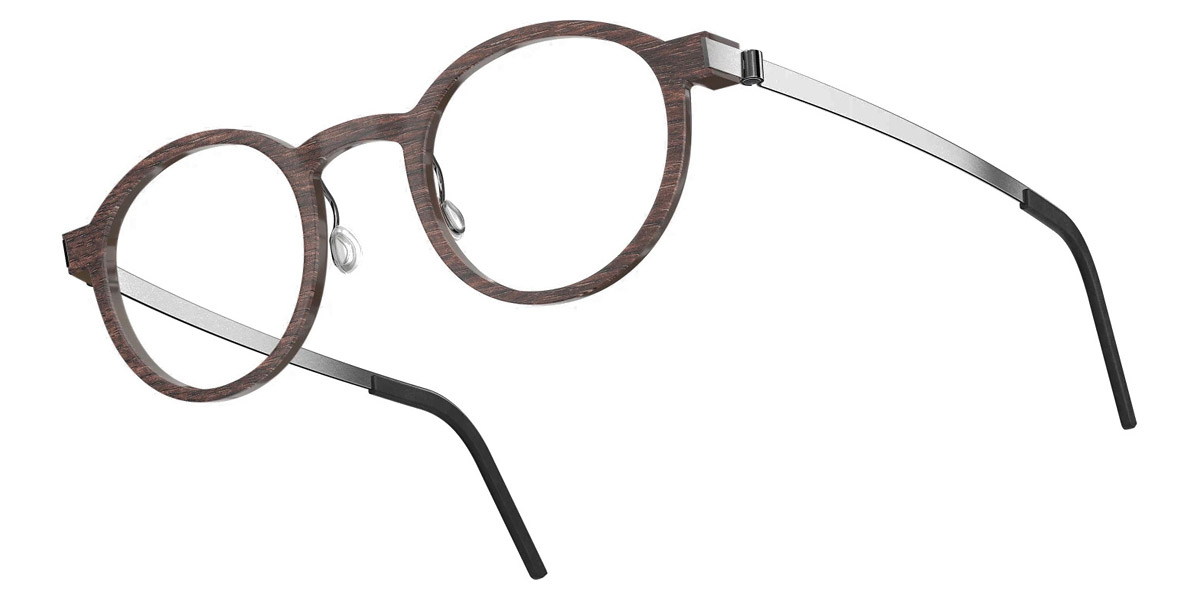 Color: Smoked Oak/Dark Brown P10 SL103 Gray/Green Gradient- Lindberg Buffalo Titanium LND1823WB11P1047